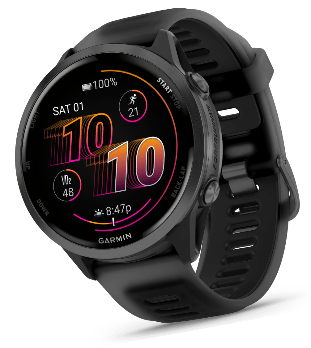 Garmin watch with Century AI watch face