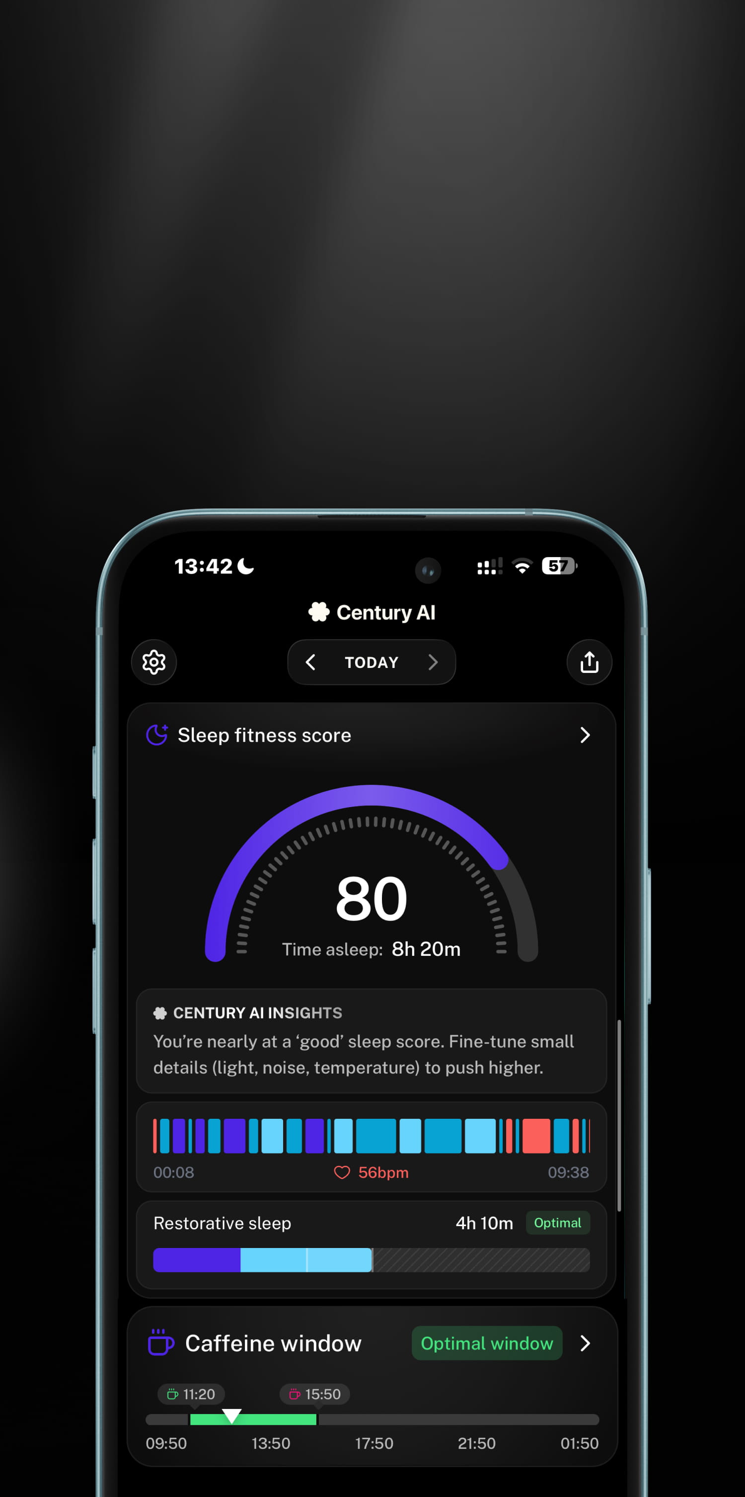 Understand and improve your sleep quality.